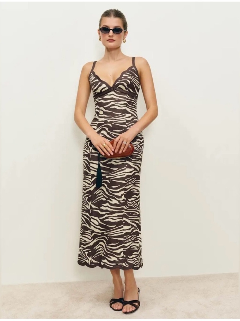 NWT Reformation Sara linen dress